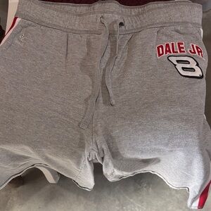 Chase Authentics Gray Athletic Shorts with Red Accents